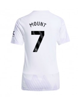 Manchester United Mason Mount #7 Replika Borta Kläder Dam 2025-26 Kortärmad
